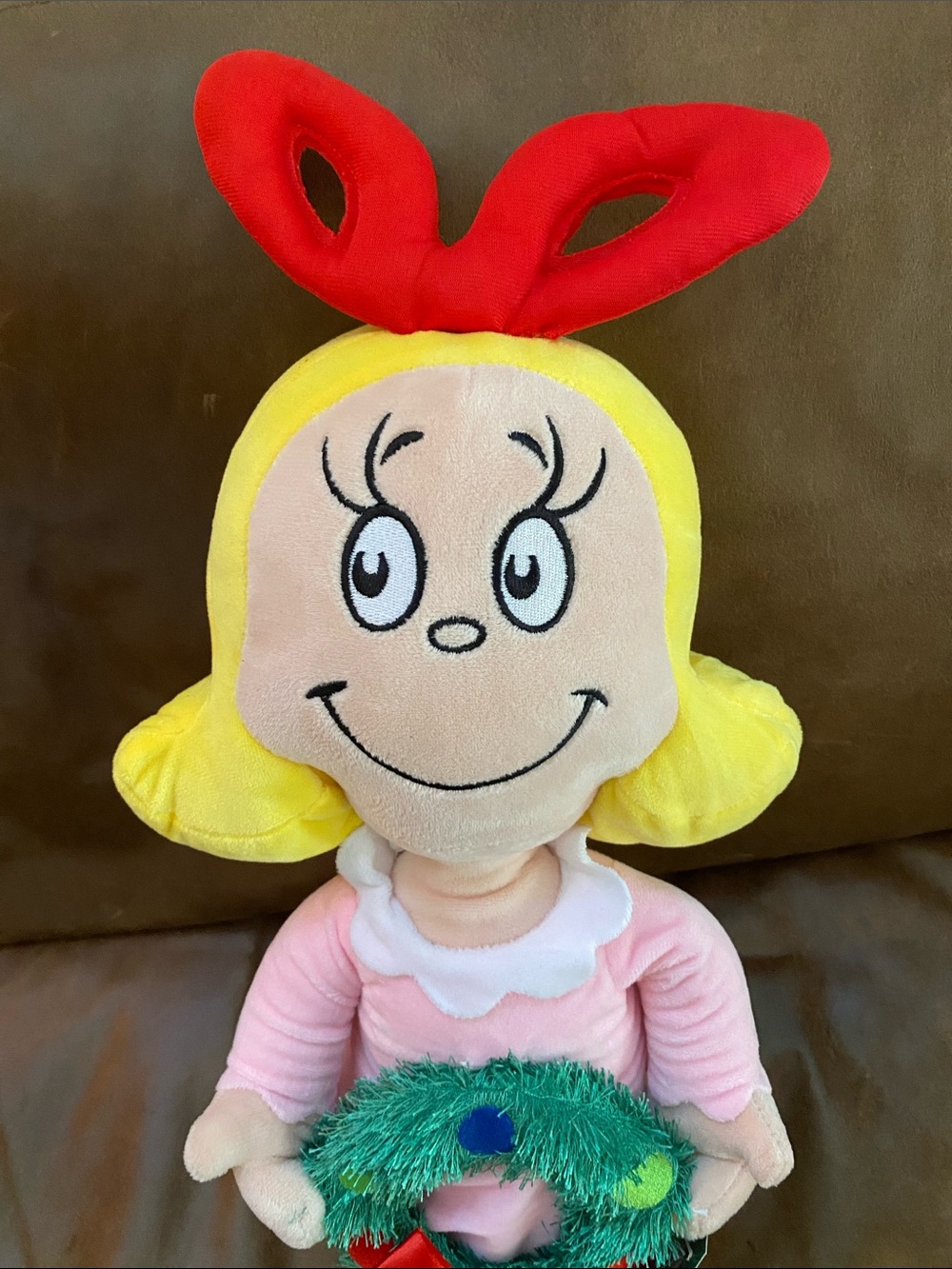 Dr. Seuss Cindy-Lou Who Plush Doll - Pink, Yellow & Red Accents